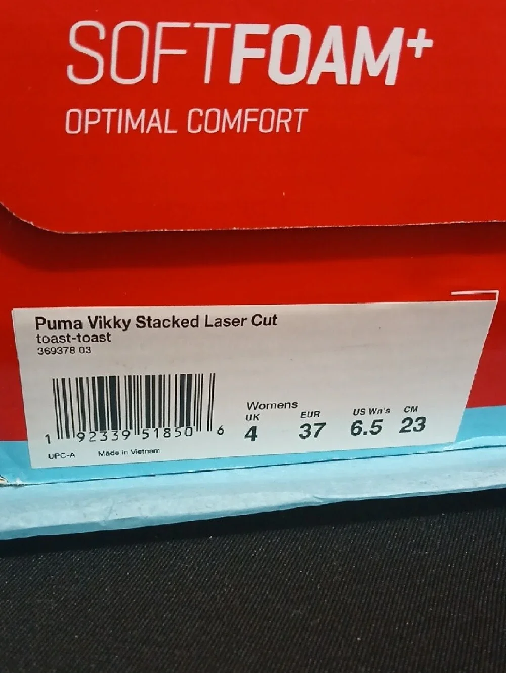 Puma Tan Laser-Cut Platform Sneakers with White Sole - US Size 6.5 Womens NIB - Picture 2 of 8